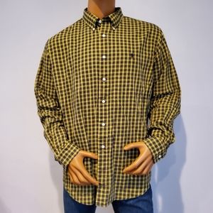 Ralph Lauren Long Sleeve Yellow Green Shirt XXL